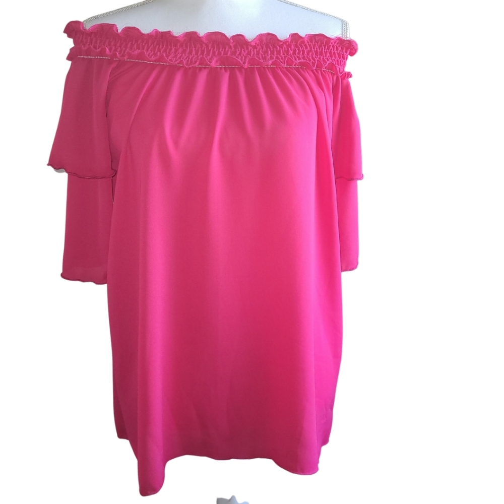 Adora Off Shoulder Flare Sleeve Blouse